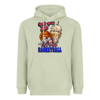 Matcha Grab your joe let's go Basketball Heavyweight Hoodie - NancyCooperArtShop