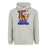 Moon Dust Grab your joe let's go Basketball Heavyweight Hoodie - NancyCooperArtShop