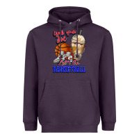 Plum Grab your joe let's go Basketball Heavyweight Hoodie - NancyCooperArtShop