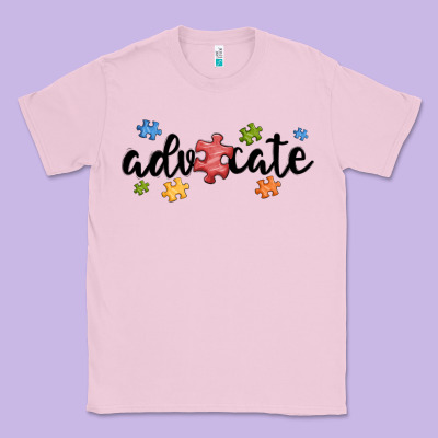 Advocate Autism Classic Tee Designed By Maliassmallbusiness