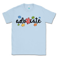 Dusty Blue advocate autism Classic Tee - MaliasSmallBusiness