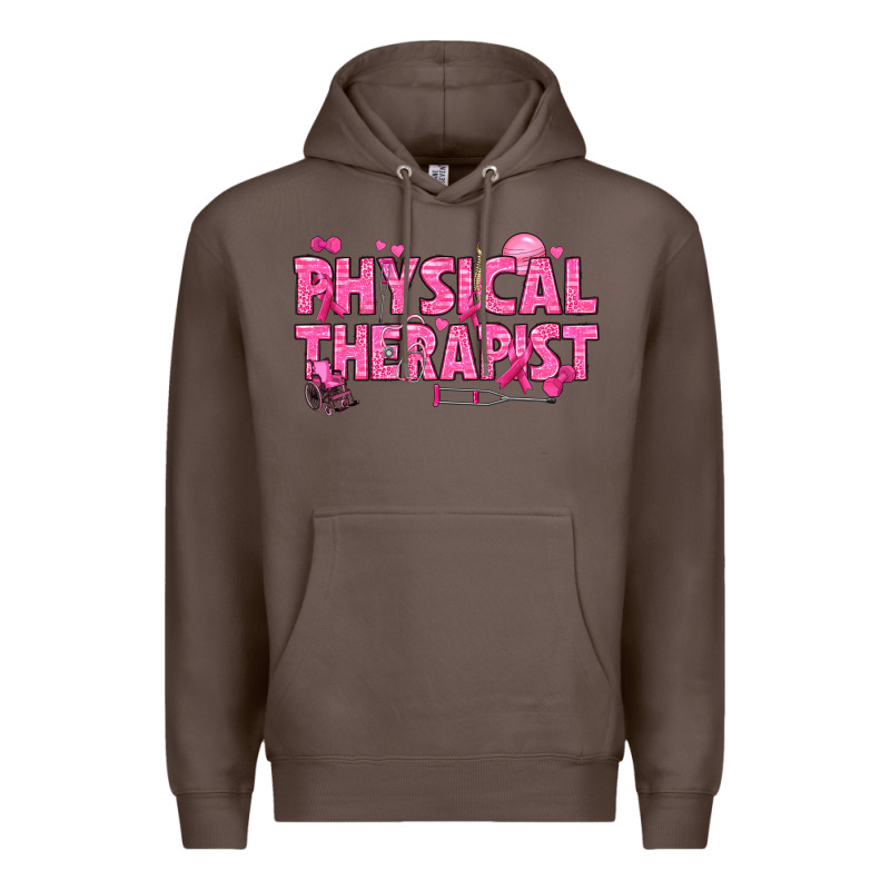 Breast Cancer Physical Therapist Premium Hoodie by texasbilliewilder | Teevron