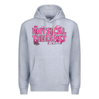 Heather Grey breast cancer physical therapist Premium Hoodie - texasbilliewilder