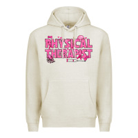 Oatmeal Heather breast cancer physical therapist Premium Hoodie - texasbilliewilder