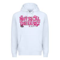 White breast cancer physical therapist Premium Hoodie - texasbilliewilder
