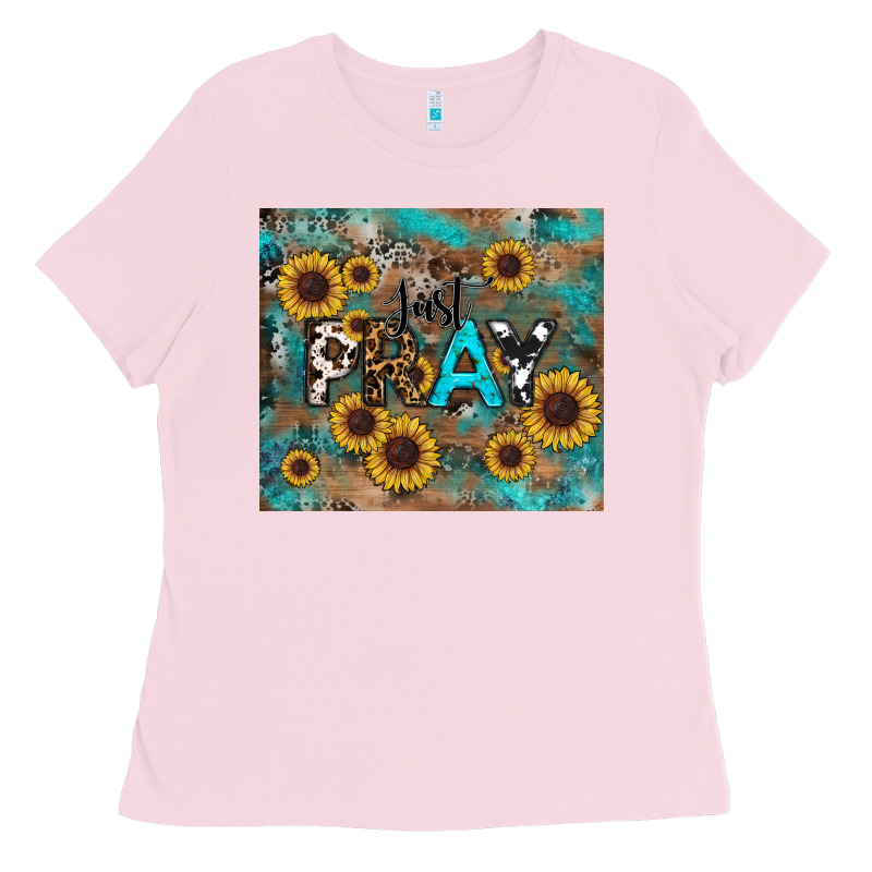 Just Pray Tumbler Ladies Tee by RanaPortraitStore | Teevron