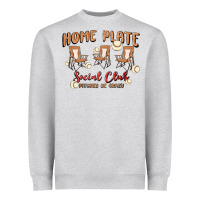Heather Grey glitter baseball Heavyweight Sweatshirt - MaliasSmallBusiness