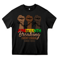 Black breaking every chain since 1865 Heavy Core Tee - HRA Design Shop