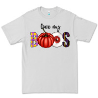 Dove Grey love my boos Premium Tee - CowhideDigitalArt