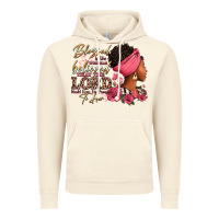 Vintage Artic Blessed is she who has believed afro woman Vintage Hoodie - RanaPortraitStore