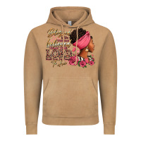 Vintage Camel Blessed is she who has believed afro woman Vintage Hoodie - RanaPortraitStore