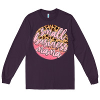 Plum small business mama Long Sleeve Tee - MaliasSmallBusiness