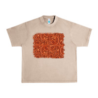 French Oak serape turquoise  leather background Urban Heavy Tee - Jasminsmagicworld