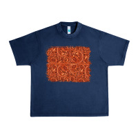 Navy serape turquoise  leather background Urban Heavy Tee - Jasminsmagicworld