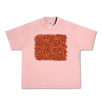 Salmon serape turquoise  leather background Urban Heavy Tee - Jasminsmagicworld