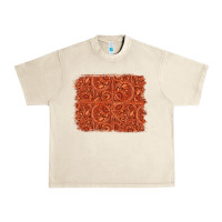 Sandshell serape turquoise  leather background Urban Heavy Tee - Jasminsmagicworld