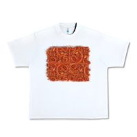 White serape turquoise  leather background Urban Heavy Tee - Jasminsmagicworld