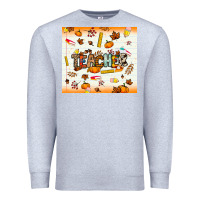 Heather Grey teacher fall Premium Sweatshirt - NancyCooperArtShop