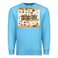 Ocean Blue teacher fall Premium Sweatshirt - NancyCooperArtShop