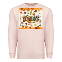 Pale Pink teacher fall Premium Sweatshirt - NancyCooperArtShop