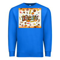 True Royal teacher fall Premium Sweatshirt - NancyCooperArtShop