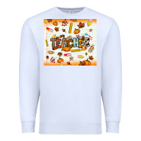 White teacher fall Premium Sweatshirt - NancyCooperArtShop