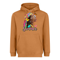 Meerkat summer afro Heavyweight Hoodie - NancyCooperArtShop