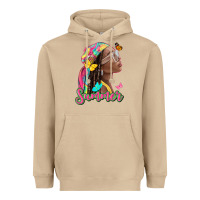 Mushroom summer afro Heavyweight Hoodie - NancyCooperArtShop