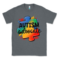 Charcoal Heather autism advocate Classic Tee - MaliasSmallBusiness