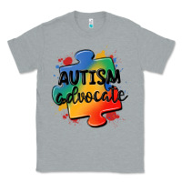 Heather Grey autism advocate Classic Tee - MaliasSmallBusiness
