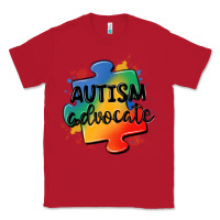 Red autism advocate Classic Tee - MaliasSmallBusiness
