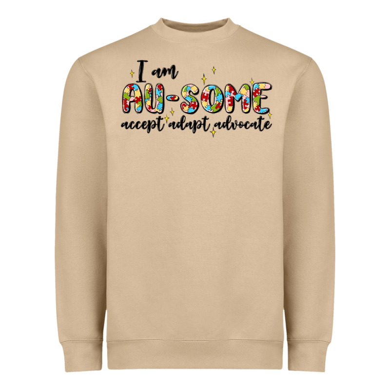 I Am Au Some Heavyweight Sweatshirt by MaliasSmallBusiness | Teevron