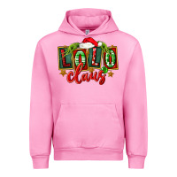 Fuchsia Pink christmas lolo claus Urban Hoodie - FaDigitalArtStudio