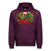Mauve Wine christmas lolo claus Urban Hoodie - FaDigitalArtStudio