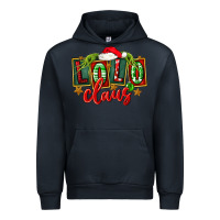 Navy christmas lolo claus Urban Hoodie - FaDigitalArtStudio
