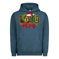 Pigment Midnight Navy christmas lolo claus Urban Hoodie - FaDigitalArtStudio