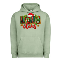 Pigment Oil Green christmas lolo claus Urban Hoodie - FaDigitalArtStudio