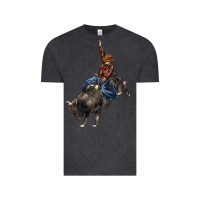 Vintage Black western rodeo bullfighter Vintage Tee - BarkalooDesign