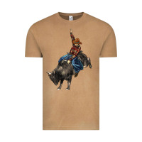 Vintage Camel western rodeo bullfighter Vintage Tee - BarkalooDesign