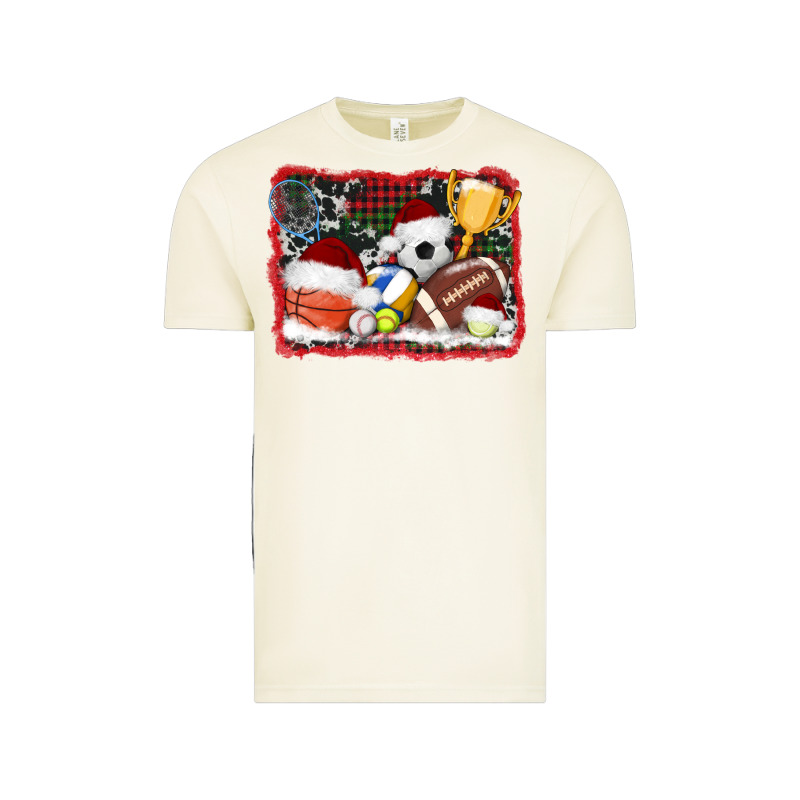 Christmas Sports Background Vintage Tee by AdoDesignShop | Teevron