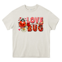 Cream love bug Heavy Core Tee - FaDigitalArtStudio