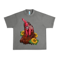 Tornado rooster sunflower Urban Heavy Tee - BarkalooDesign