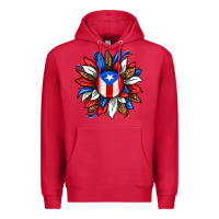 Cardinal puerto rico sunflower Premium Hoodie - texasbilliewilder