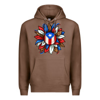 Chestnut puerto rico sunflower Premium Hoodie - texasbilliewilder
