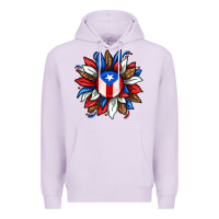 Lilac puerto rico sunflower Premium Hoodie - texasbilliewilder