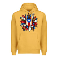 Mustard puerto rico sunflower Premium Hoodie - texasbilliewilder