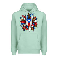 Seafoam puerto rico sunflower Premium Hoodie - texasbilliewilder