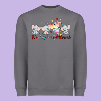 It's Okay To Be Different Heavyweight Sweatshirt Designed By Maliassmallbusiness