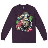 Plum cowboy tears Long Sleeve Tee - MaliasSmallBusiness