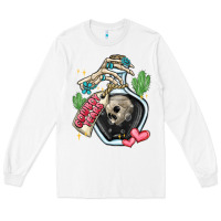 White cowboy tears Long Sleeve Tee - MaliasSmallBusiness